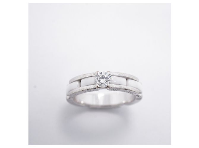 Anillo Banda Chanel Ultra Collection Blanco - vista 2