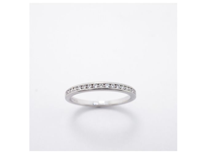Autre Marque Anel Aliança de Platina e Diamantes Tiffany & Co. - vista 2