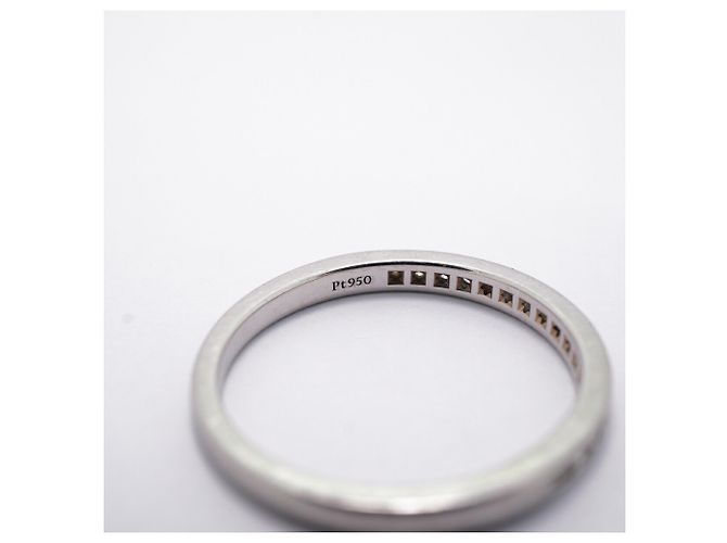 Autre Marque Anel Aliança de Platina e Diamantes Tiffany & Co. - vista 5