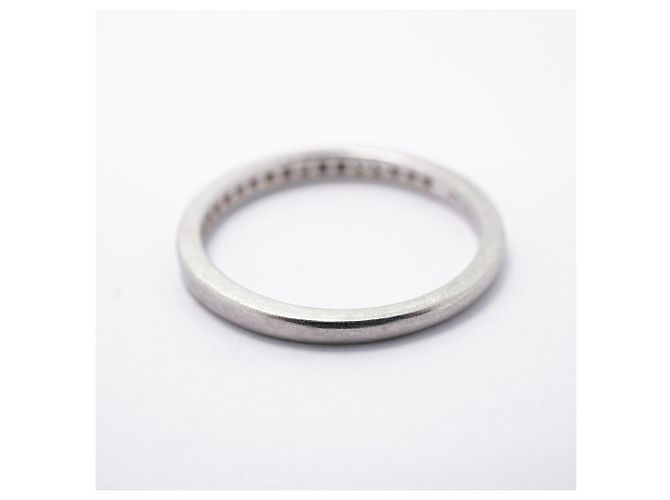 Autre Marque Anel Aliança de Platina e Diamantes Tiffany & Co. - vista 9