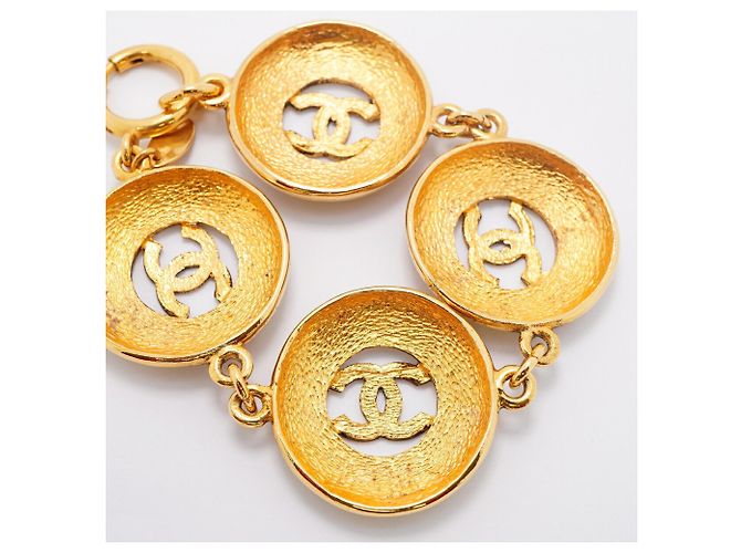 Pulsera de dijes Chanel chapada en oro Dorado - vista 2