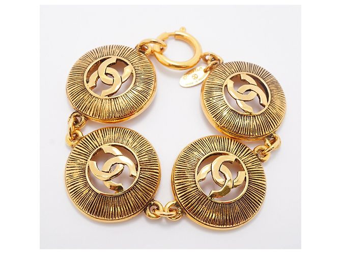 Pulsera de dijes Chanel chapada en oro Dorado - vista 3