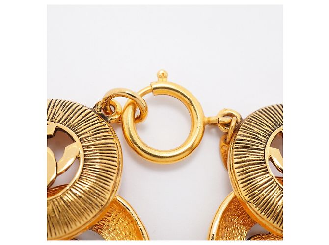Pulsera de dijes Chanel chapada en oro Dorado - vista 4