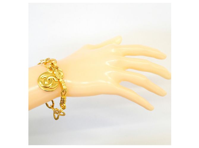 Pulsera de dijes chapada en oro Chanel Dorado - vista 6