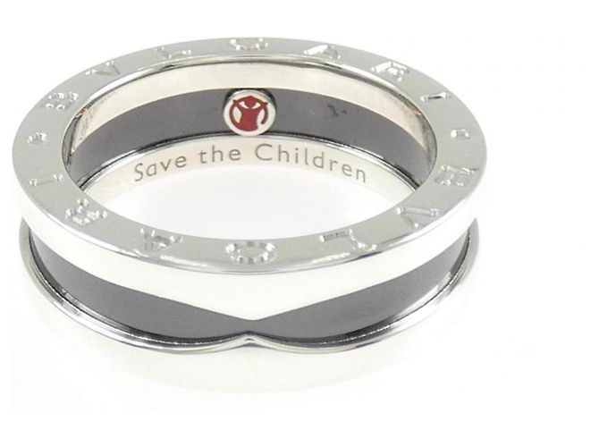 Bulgari Anello Bvlgari Save the Children Argento - vista 2