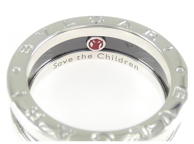 Bulgari Anello Bvlgari Save the Children Argento - vista 3