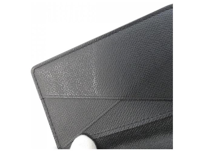 Louis Vuitton Taiga Organizer de Poche Business Card Holder Nero - vista 7