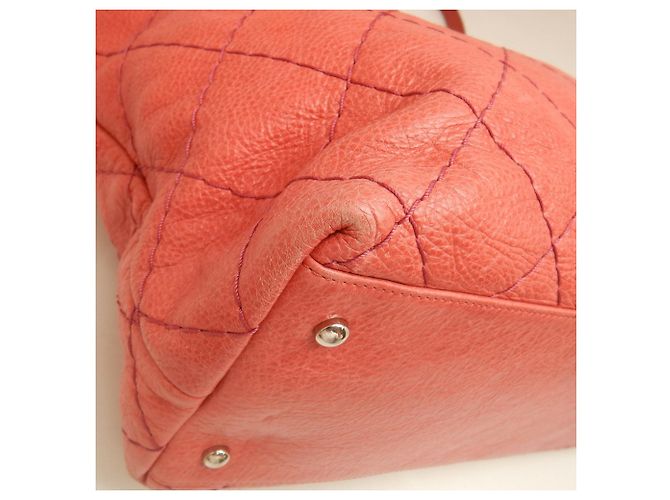 Borsa Tote Chanel On the Road Rosso - vista 13