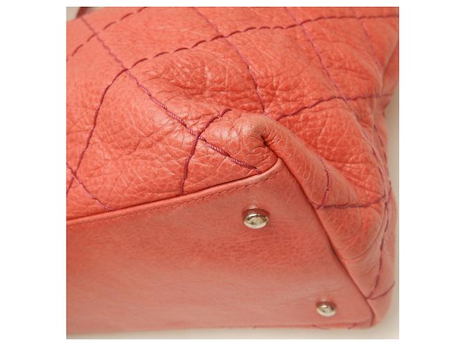 Borsa Tote Chanel On the Road Rosso - vista 14