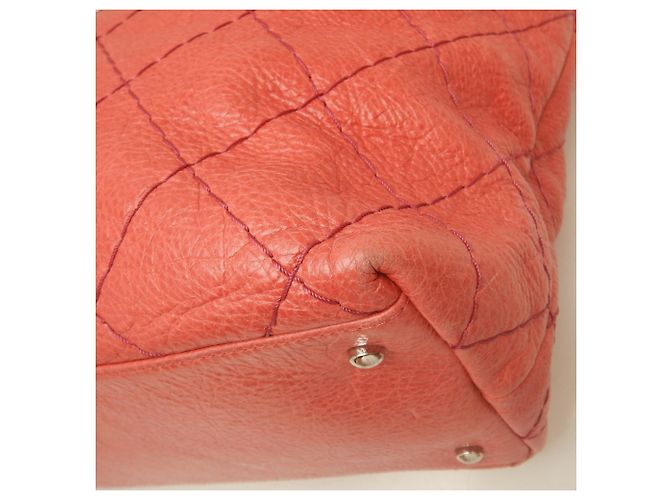 Borsa Tote Chanel On the Road Rosso - vista 16