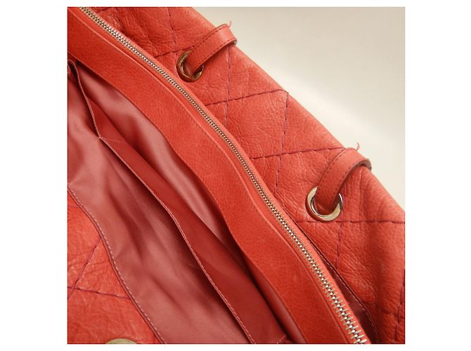 Borsa Tote Chanel On the Road Rosso - vista 17