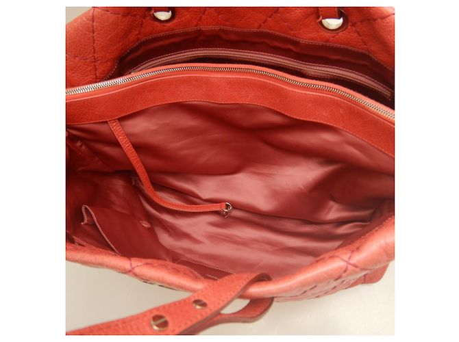 Borsa Tote Chanel On the Road Rosso - vista 18