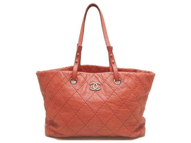 Borsa Tote Chanel On the Road Rosso - vista 2