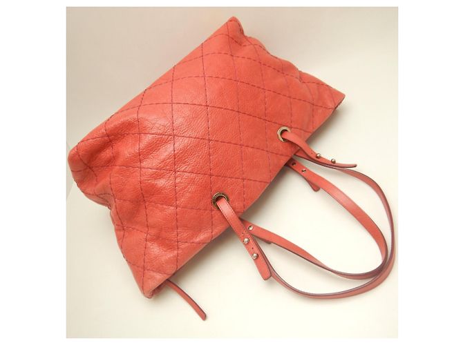 Borsa Tote Chanel On the Road Rosso - vista 3