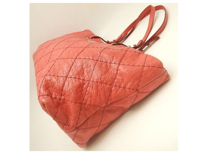 Borsa Tote Chanel On the Road Rosso - vista 4