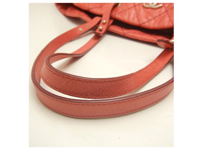 Borsa Tote Chanel On the Road Rosso - vista 8