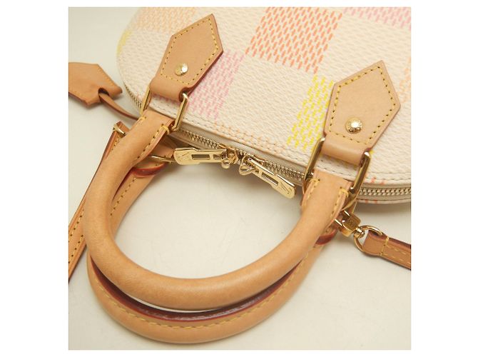Borsa Louis Vuitton Damier Alma BB Pesca - vista 11