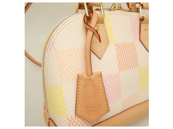 Borsa Louis Vuitton Damier Alma BB Pesca - vista 12
