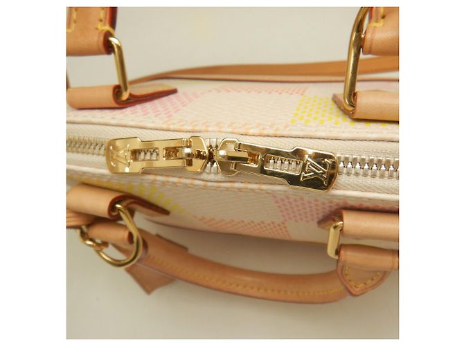 Borsa Louis Vuitton Damier Alma BB Pesca - vista 13