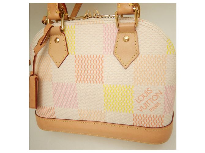 Borsa Louis Vuitton Damier Alma BB Pesca - vista 6