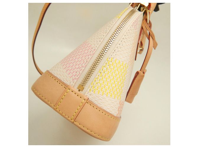 Borsa Louis Vuitton Damier Alma BB Pesca - vista 7