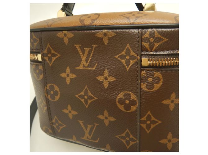Louis Vuitton Monogram Reverse Vanity NV PM Handbag Brown - view 10