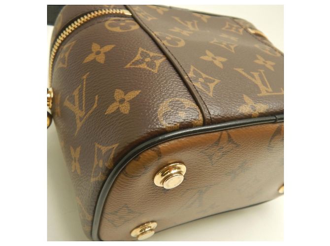 Louis Vuitton Monogram Reverse Vanity NV PM Handbag Brown - view 11