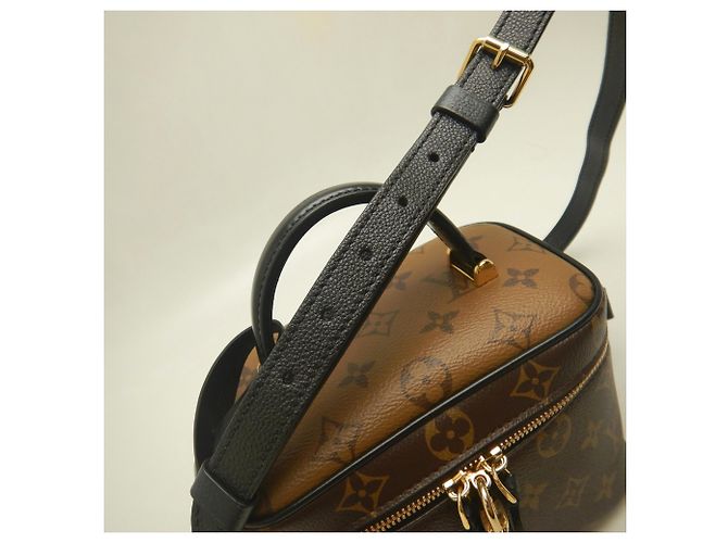 Louis Vuitton Monogram Reverse Vanity NV PM Handbag Brown - view 12