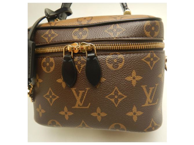 Louis Vuitton Monogram Reverse Vanity NV PM Handbag Brown - view 6