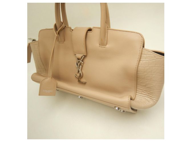 Autre Marque Saint Laurent Downtown Baby Handtasche Beige - Ansicht 27