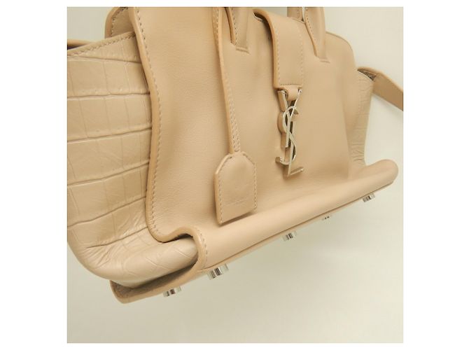 Autre Marque Saint Laurent Downtown Baby Handtasche Beige - Ansicht 28