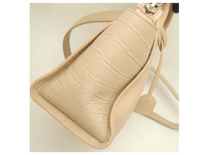 Autre Marque Saint Laurent Downtown Baby Handtasche Beige - Ansicht 6