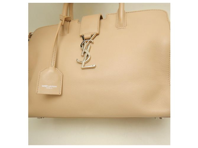Autre Marque Saint Laurent Downtown Baby Handtasche Beige - Ansicht 8