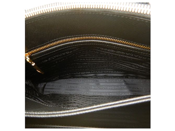 Sac à main Prada Galleria 1BA232 Noir - vue 13