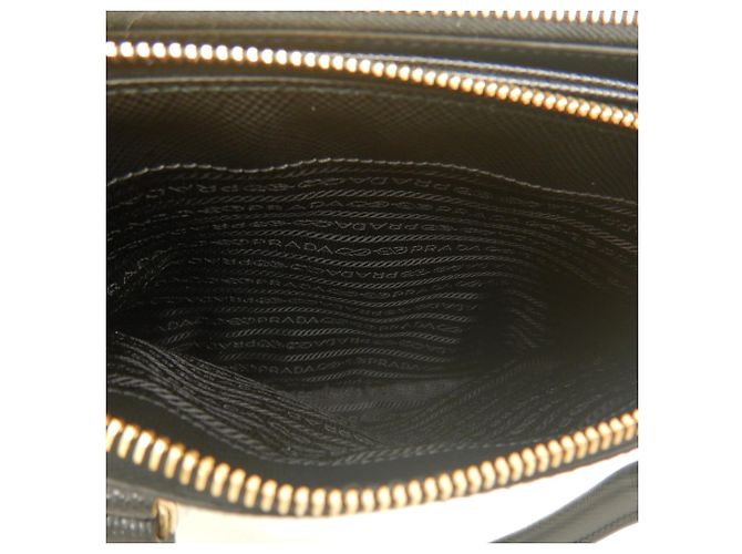 Sac à main Prada Galleria 1BA232 Noir - vue 16