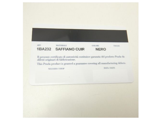 Sac à main Prada Galleria 1BA232 Noir - vue 17