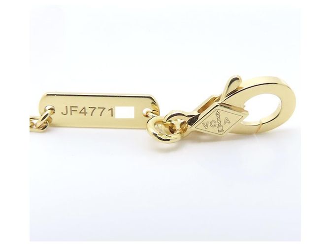 Collana Van Cleef & Arpels Vintage Alhambra in Onice e Oro Giallo 18K - vista 7