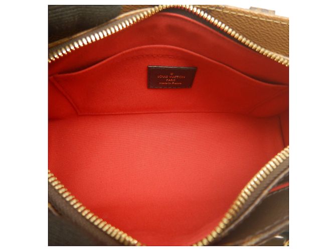Louis Vuitton Monogram Giant Reverse OnTheGo EW Handtasche Braun - Ansicht 5