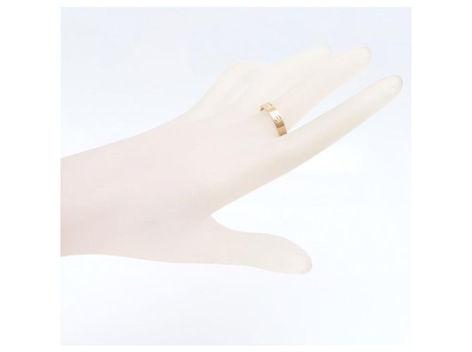 Anillo Cartier Mini Love con Diamantes en Oro Rosa 18K - vista 9