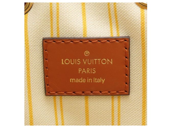Néonoé Borsa a tracolla NeoNoe in rafia Monogram Giant Louis Vuitton Marrone - vista 10