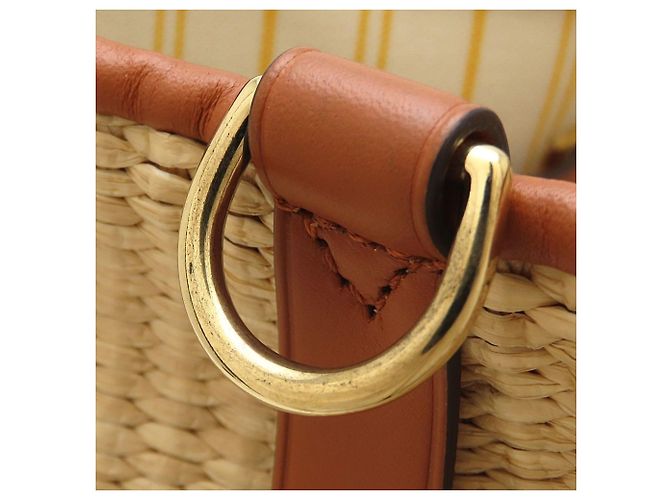 Néonoé Borsa a tracolla NeoNoe in rafia Monogram Giant Louis Vuitton Marrone - vista 12
