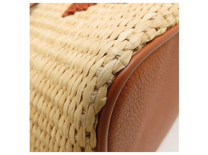 Néonoé Borsa a tracolla NeoNoe in rafia Monogram Giant Louis Vuitton Marrone - vista 17