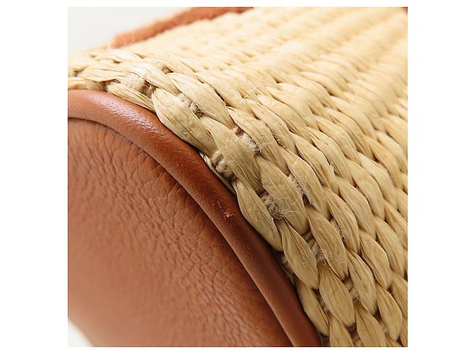Néonoé Borsa a tracolla NeoNoe in rafia Monogram Giant Louis Vuitton Marrone - vista 18