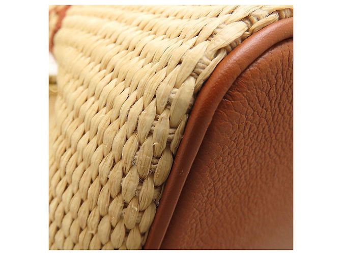 Néonoé Borsa a tracolla NeoNoe in rafia Monogram Giant Louis Vuitton Marrone - vista 19
