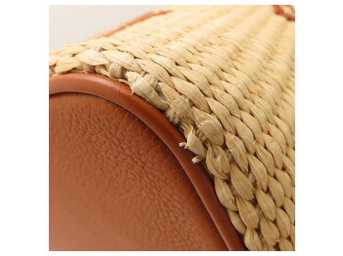 Néonoé Borsa a tracolla NeoNoe in rafia Monogram Giant Louis Vuitton Marrone - vista 20