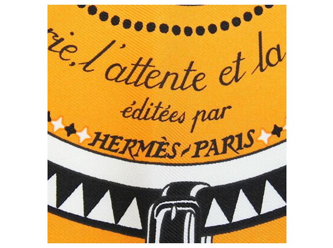 Hermès Lenço de seda laranja Hermes - vista 2