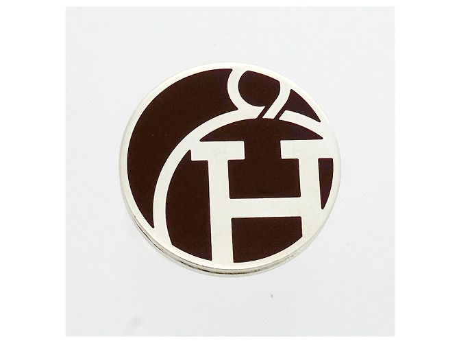 Ring Hermès Anel de Sinete Circle Hermes Marrom - vista 2