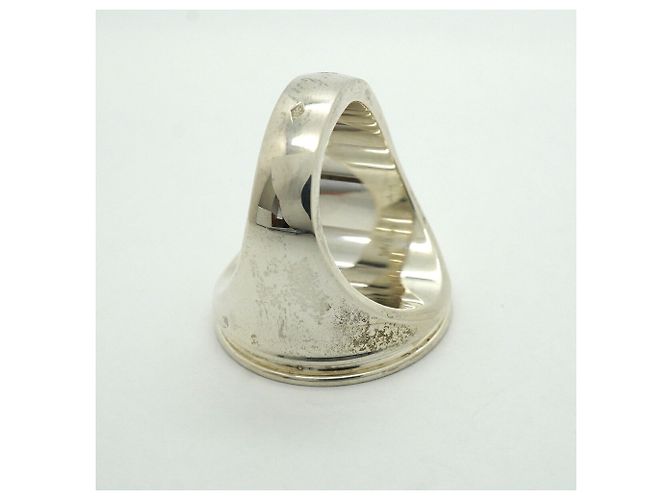 Ring Hermès Anel de Sinete Circle Hermes Marrom - vista 8