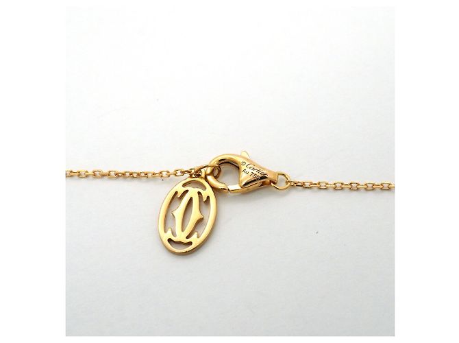 Collana Cartier C de in oro rosa 18K con diamante - vista 4