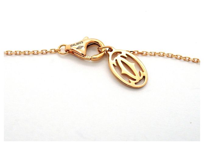 Collana Cartier C de in oro rosa 18K con diamante - vista 5